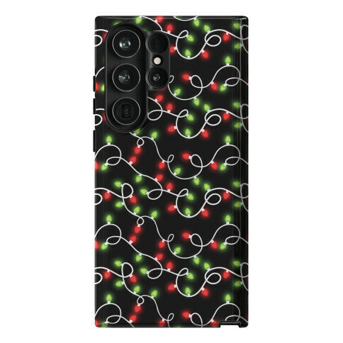 Christmas Lights Pattern Phone Case
